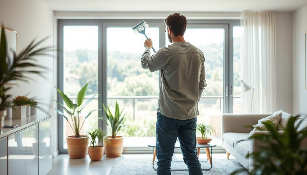 Pflege von energiesparenden Fenstern