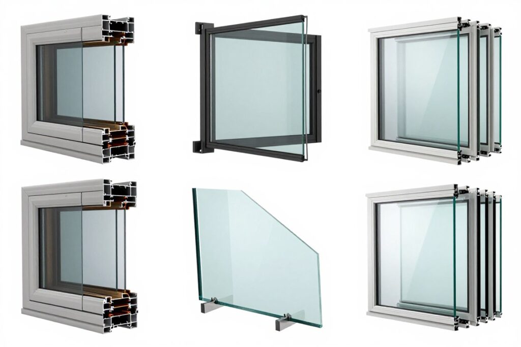 Unterschiedliche Verglasungsarten für verschiedene Einsatzzwecke