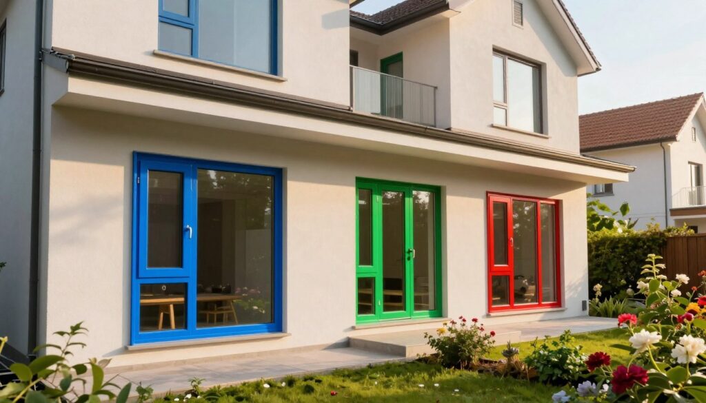 fensterrenovierung mit neuen farben